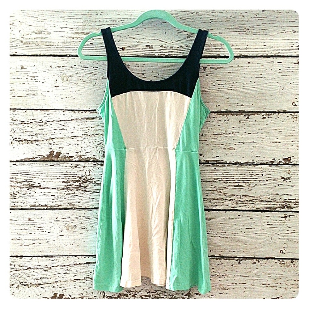 Express color block dress
